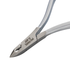 HNSS-C079 Semi-Square Head , (Matt Grey), Jaw 14, Double Spring Cuticle Nipper Stainless Steel 420