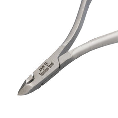 HNSS-C083 Semi-Square Head , (Polish Grey), Jaw 16, Double Spring Cuticle Nipper Stainless Steel 420