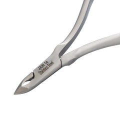 HNRD-C086 Round Head , (Polish Grey), Jaw 14, Double Spring Cuticle Nipper Stainless Steel 420
