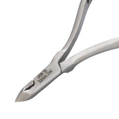 HNRD-C089 Round Head , (Polish Grey), Jaw 16, Double Spring Cuticle Nipper Stainless Steel 420