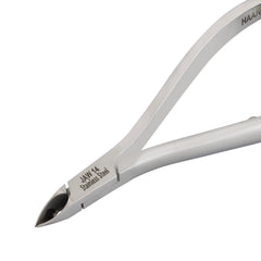HNSQ-F152 Square Head Cuticle Nipper, Jaw 14, Single Spring, Polish Grey, Stainless Steel 420