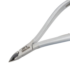 HNSS-F157 Semi-Square Head Cuticle Nipper, Jaw 16, Single Spring, Matt Grey, Stainless Steel 420