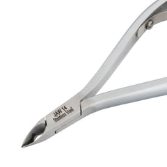 HNSQ-F163 Square Head , (Matt Grey), Jaw 14 , Double Spring Cuticle Nipper Stainless Steel 420
