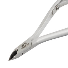 HNSQ-F164 Square Head , (Polish Grey), Jaw 14 , Double Spring Cuticle Nipper Stainless Steel 420