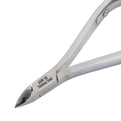 HNSQ-F166 Square Head , (Matt Grey), Jaw 16 , Double Spring Cuticle Nipper Stainless Steel 420
