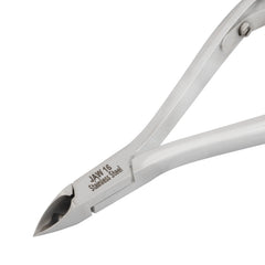 HNSQ-F167 Square Head , (Polish Grey), Jaw 16 , Double Spring Cuticle Nipper Stainless Steel 420