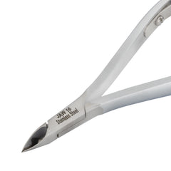 HNSS-F172 Semi-Square Head , (Matt Grey), Jaw 16 , Double Spring Cuticle Nipper Stainless Steel 420