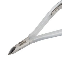 HNRD-F175 Round Head , (Matt Grey), Jaw 14 , Double Spring Cuticle Nipper Stainless Steel 420
