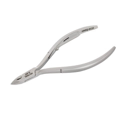 HNSQ-E122 Square Head Cuticle Nipper, Jaw 14, Single Spring, Polish Grey, Stainless Steel 420