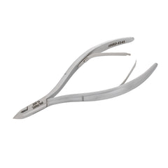 HNRD-E145 Round Head , (Matt Grey), Jaw 14 , Double Spring Cuticle Nipper Stainless Steel 420