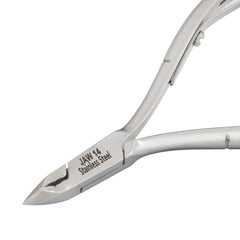HNSQ-D092 Square Head Cuticle Nipper, Jaw 14, Single Spring, Polish Grey, Stainless Steel 420