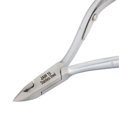 HNSQ-D093 Square Head Cuticle Nipper, Jaw 16, Single Spring, Matt Grey, Stainless Steel 420