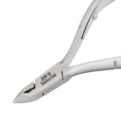 HNSQ-D094 Square Head Cuticle Nipper, Jaw 16, Single Spring, Polish Grey, Stainless Steel 420