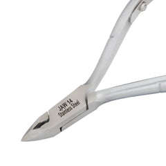 HNSQ-D103 Square Head , (Matt Grey), Jaw 14 , Double Spring Cuticle Nipper Stainless Steel 420