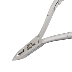 HNSQ-D104 Square Head , (Polish Grey), Jaw 14 , Double Spring Cuticle Nipper Stainless Steel 420