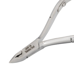 HNSS-D110 Semi-Square Head , (Polish Grey), Jaw 14 , Double Spring Cuticle Nipper Stainless Steel 420