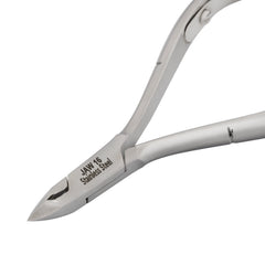 HNSS-D113 Semi-Square Head , (Polish Grey), Jaw 16 , Double Spring Cuticle Nipper Stainless Steel 420