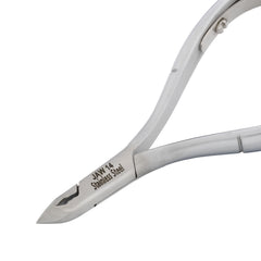 HNRD-D115 Round Head , (Matt Grey), Jaw 14 , Double Spring Cuticle Nipper Stainless Steel 420