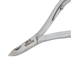 HNRD-E131 Round Head Cuticle Nipper, Jaw 16, Single Spring, (Matt Grey) Stainless Steel 420