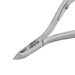 HNRD-E132 Round Head Cuticle Nipper, Jaw 16, Single Spring, (Polish Grey) Stainless Steel 420