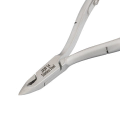 HNSQ-E134 Square Head , (Polish Grey), Jaw 14 , Double Spring Cuticle Nipper Stainless Steel 420