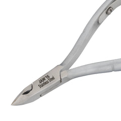 HNSS-E142 Semi-Square Head , (Matt Grey), Jaw 16 , Double Spring Cuticle Nipper Stainless Steel 420