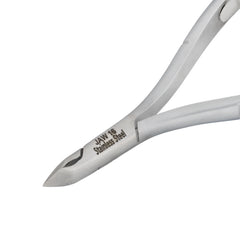 HNRD-E148 Round Head , (Matt Grey), Jaw 16 , Double Spring Cuticle Nipper Stainless Steel 420
