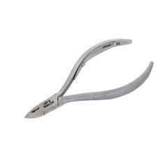HNSQ-D091 Square Head HAAN Cuticle Nipper, Matt Grey, Jaw 14, Single Spring,Stainless Steel 420