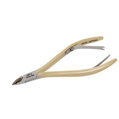 HNSQ-F165 Square Head , (Half Gold), Jaw 14 , Double Spring Cuticle Nipper Stainless Steel 420