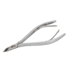 HNRD-F175 Round Head , (Matt Grey), Jaw 14 , Double Spring Cuticle Nipper Stainless Steel 420