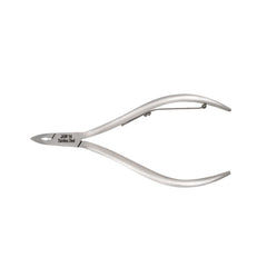HNSQ-B032 Square Head Cuticle Nipper, Jaw 14, Single Spring, Polish Grey, Stainless Steel 420