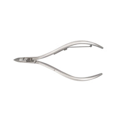 HNSS-B038 Semi-Square Head Cuticle Nipper, Jaw 16, Single Spring, Polish Grey, Stainless Seel 420