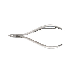 HNRD-B040 Round Head Cuticle Nipper, Jaw 14, Single Spring, Polish Grey, Stainless Steel 420
