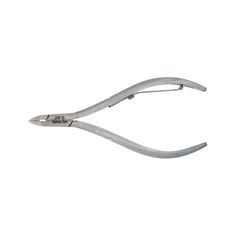 HNRD-B041 Round Head Cuticle Nipper, Jaw 16, Single Spring, (Matt Grey) Stainless Steel 420