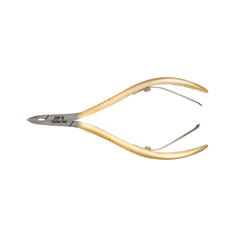 HNSS-B054 Semi-Square Head , (Half Gold), Jaw 16 , Double Spring Cuticle Nipper Stainless Steel 420