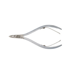 HNRD-B058 Round Head , (Matt Grey), Jaw 16 , Double Spring Cuticle Nipper Stainless Steel 420