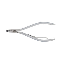 HNSQ-F151 Square Head Cuticle Nipper, Jaw 14, Single Spring, Matt Grey, Stainless Steel 420