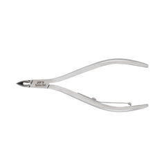 HNSQ-F152 Square Head Cuticle Nipper, Jaw 14, Single Spring, Polish Grey, Stainless Steel 420
