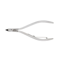 HNSQ-F154 Square Head Cuticle Nipper, Jaw 16, Single Spring, Polish Grey, Stainless Steel 420