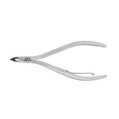 HNRD-F161 Round Head Cuticle Nipper, Jaw 16, Single Spring, (Matt Grey) Stainless Steel 420