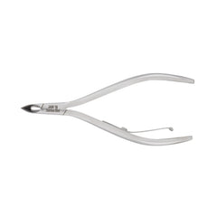 HNRD-F162 Round Head Cuticle Nipper, Jaw 16, Single Spring, (Polish Grey) Stainless Steel 420