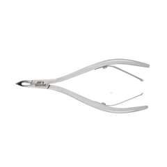 HNSS-F170 Semi-Square Head , (Polish Grey), Jaw 14 , Double Spring Cuticle Nipper Stainless Steel 420