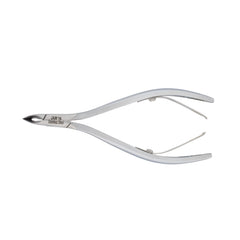 HNRD-F175 Round Head , (Matt Grey), Jaw 14 , Double Spring Cuticle Nipper Stainless Steel 420