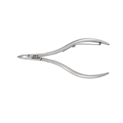 HNSS-C066 Semi-Square Head , (Polish Grey), Jaw 14 ,Single Spring Cuticle Nipper Stainless Steel 420