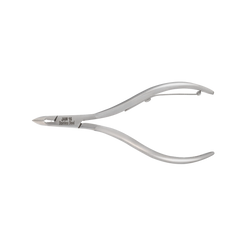 HNSS-C068 Semi-Square Head , (Polish Grey), Jaw 16 ,Single Spring Cuticle Nipper Stainless Steel 420