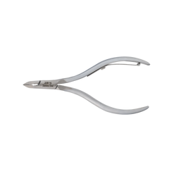 HNRD-C071 Round Head , (Matt Grey), Jaw 16 ,Single Spring Cuticle Nipper Stainless Steel 420