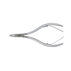 HNSQ-C073 Square Head , (Matt Grey), Jaw 14 ,Double Spring Cuticle Nipper Stainless Steel 420