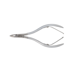 HNSS-C082 Semi-Square Head , (Matt Grey), Jaw 16, Double Spring Cuticle Nipper Stainless Steel 420