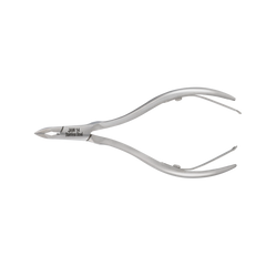 HNRD-C086 Round Head , (Polish Grey), Jaw 14, Double Spring Cuticle Nipper Stainless Steel 420