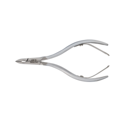 HNRD-C088 Round Head , (Matt Grey), Jaw 16, Double Spring Cuticle Nipper Stainless Steel 420